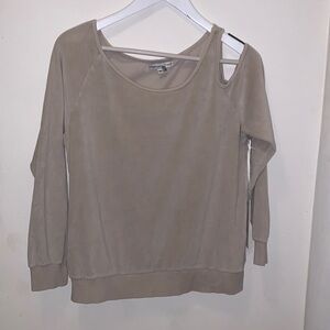Young Fabulous and Broke | Cutout Shoulder Long Sleeve Top Size M NEW